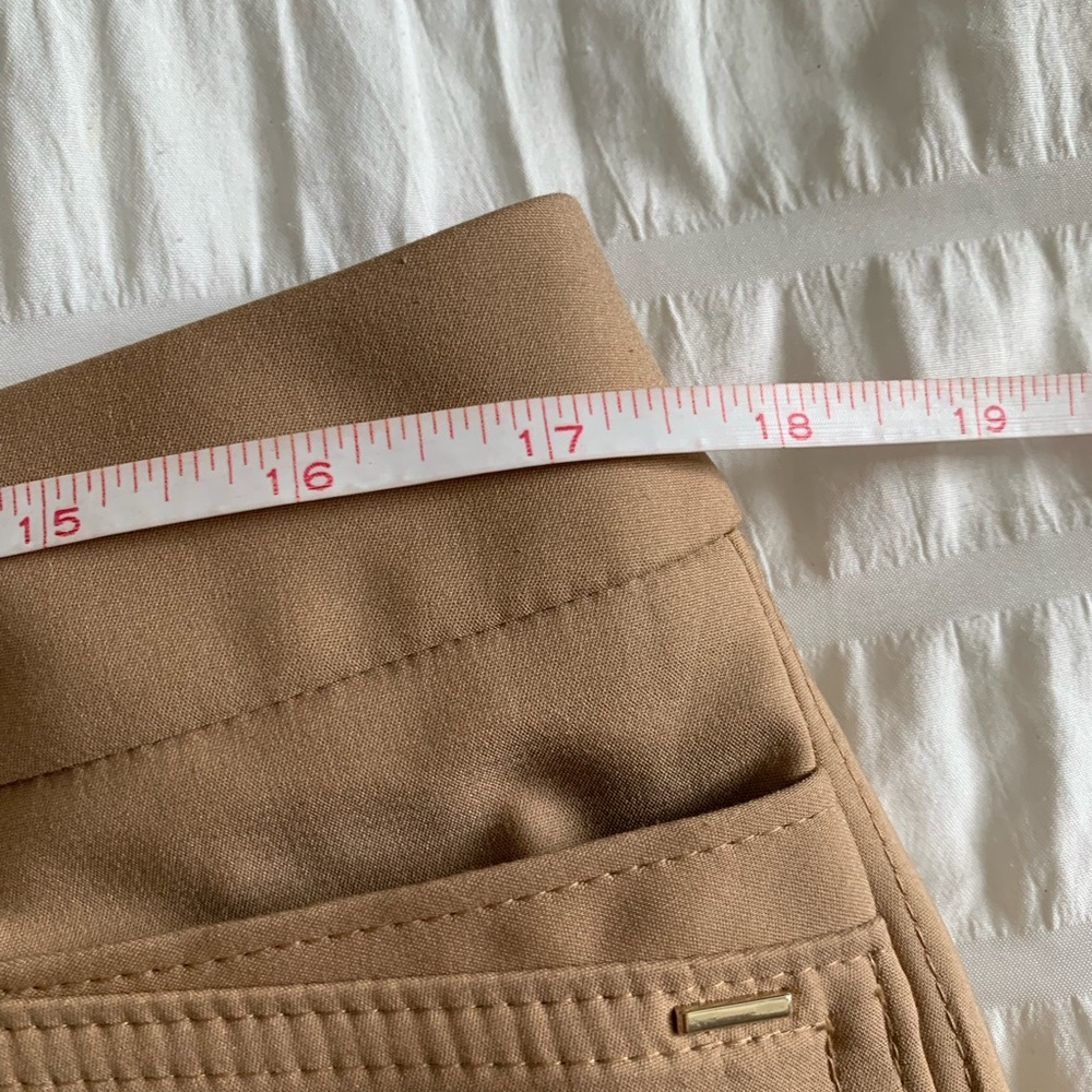 White House Black Market Tan Tailored Shorts - Picture 9 of 16